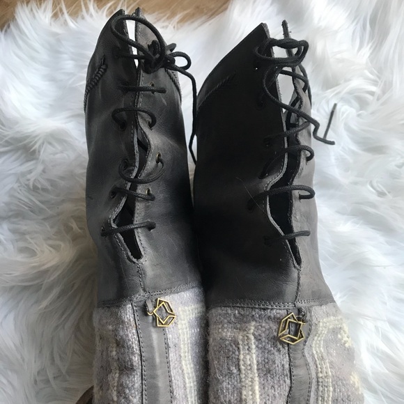 Cobra Society Boots - Zeus Charcoal Over the Knee - Picture 7 of 8